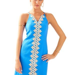 Lily Pulitzer Lapis Blue Pearl Shift Dress SZ.00